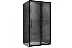 Душевой уголок Abber Schwarzer Diamant 160х70 черный (AG30160BH-S70B)