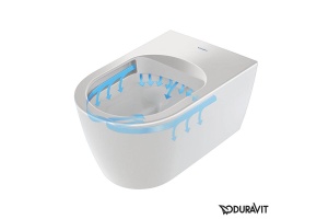 Унитаз подвесной Duravit Me by Starck с крышкой, белый (2529090000) - 2