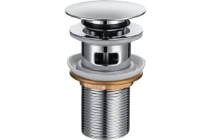 Донный клапан для раковины Allen Brau Priority Round 5.31023-00 с переливом, хром