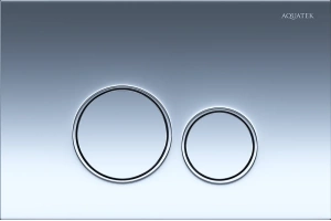 Кнопка смыва Aqutek хром (KDI-0000018)