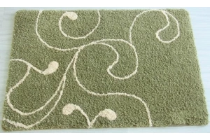 Коврик для ванной комнаты IDDIS Flower Lace 60*90 см микрофибра green (412M690I12) - 2