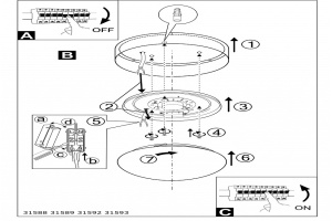 Потолочный светильник Eglo Pasteri 31588 - 3