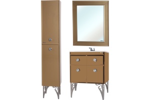 Зеркало Bellezza Луссо 65 золото - 2