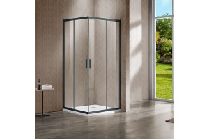 Душевой уголок Vincea Garda 120x80 профиль сталь стекло прозрачное