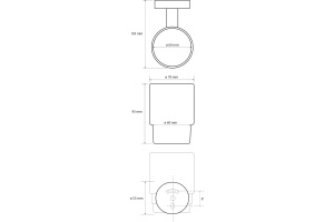 Стакан Bemeta White 104110014 - 2