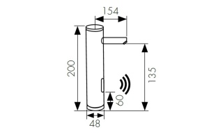 Смеситель для раковины KAISER Sensor (38511) - 2