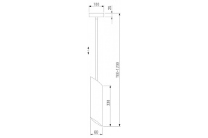 Светильник на штанге Eurosvet Dome 50245/1 черный - 3