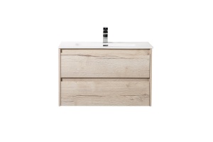Тумба с раковиной BelBagno Kraft 100 светлое дерево