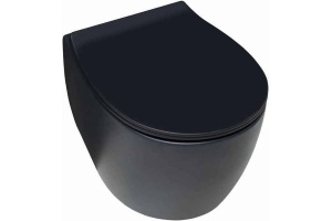 Чаша для подвесного унитаза Allen Brau Fantasy без сиденья черный матовый - 2