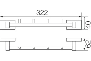 Крючок Veragio Ramba VR.RMB-4934.CR хром - 2