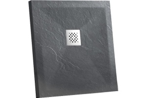 Поддон для душа Vincea VST-4SR1010A 100x100 антрацит