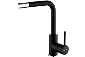 Смеситель Paulmark Honner для кухонной мойки, антрацит Ho212018-401TB