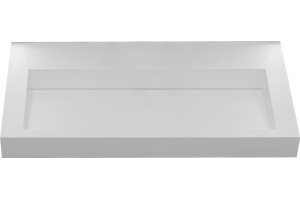 Раковина - столешница Armadi Art Flat Calacatta 80 белый