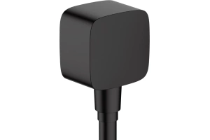 Шланговое подключение Hansgrohe Fixfit черный матовый