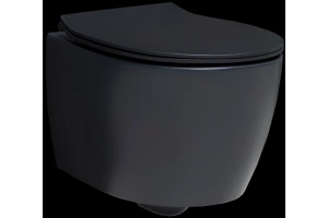 Чаша для подвесного унитаза Allen Brau Fantasy без сиденья черный матовый - 3
