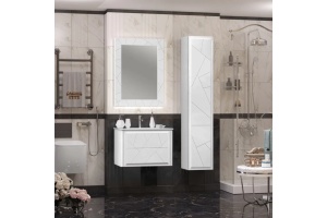 Зеркало с подсветкой Opadiris Луиджи 70 белый матовый - 3