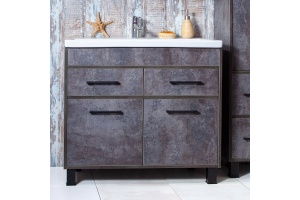 Мебель для ванной Бриклаер Чили 90 цемент - 3