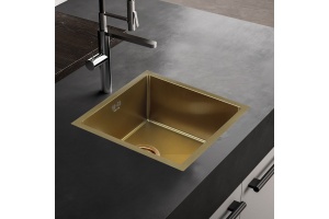 Мойка кухонная Melana D4545HG золото - 2