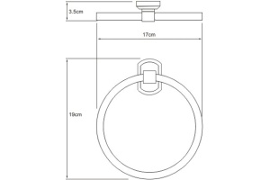 Полотенцедержатель Wasserkraft Oder K-3060 - 3
