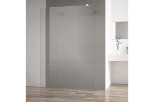 Душевая перегородка Cezares Liberta 140х195 хром стекло прозрачное