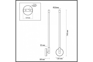 Бра Odeon Light Anta 4392/14WL - 3