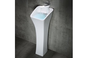 Раковина напольная CeramaLux N 27 см белый (M9012)