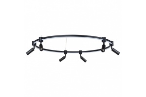 Подвесная светодиодная люстра Arte Lamp Ring A2186SP-1BK