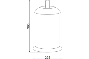 Ведро для мусора Boheme Murano золото с черным - 2