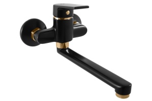 Смеситель для кухни Rav Slezak Colorado черный матовый - золото