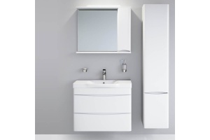 Тумба с раковиной Am.Pm Like 80 подвесная, белый глянец - 2