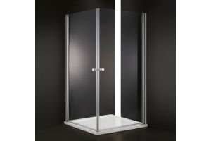 Душевой уголок Cezares Elena 90х90 хром стекло прозрачное