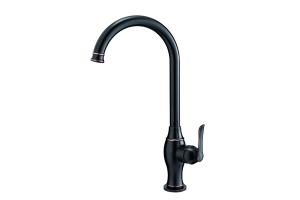 Смеситель для кухни GPD Tauro черный матовый