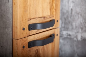 Шкаф-пенал Бриклаер Лофт с бельевой корзиной - 2