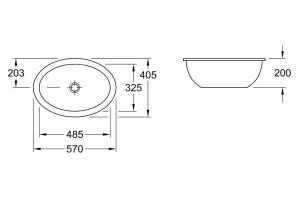Рукомойник Villeroy & Boch Loop & Friends 6161 20 R1 alpin - 3