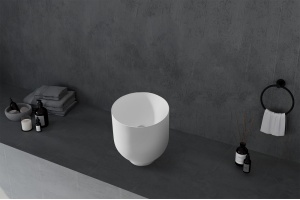 Раковина накладная ABBER Stein AS2618 белая матовая - 2