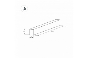 Шинопровод магнитный Arlight Mag-Track-4563-3000 028071(1) - 3