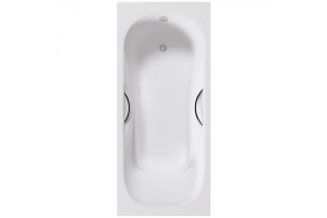 Ванна чугунная Delice Malibu 170х75 с отверстиями под ручки