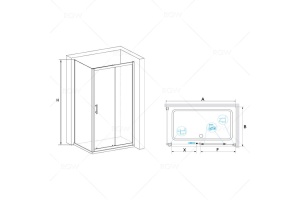 Душевой уголок  RGW PA-145 020814582-11 - 2