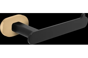 Держатель туалетной бумаги Rav Slezak Yukon черный - золото