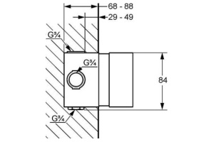 Внутренняя часть смесителя KLUDI JOOP! (35158) - 2