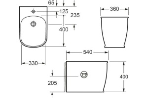 Биде напольное BelBagno Prado BB10150B - 3