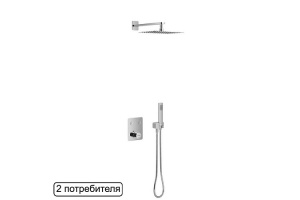 Душевой набор встраиваемый Excellent Krotos хром