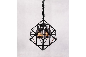 Подвесная люстра LUMINA DECO Brutte LDP 11339-4 BK - 2