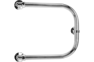 Водяной полотенцесушитель Terminus П-образный 500х500 Хром - 2
