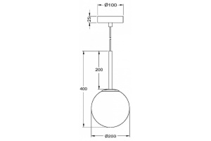 Подвесной светильник Maytoni Basic form MOD321PL-01B1 - 3
