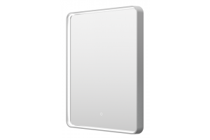 Зеркало Brevita Mercury 60x80 с подсветкой, платина (MER-Rett6-060/80-platinum) - 2