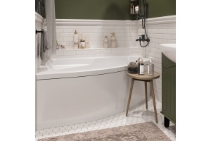 Акриловая ванна STWORKI Монтре 170x105 L, с каркасом - 3