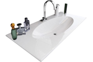 Мебельная раковина Clarberg Элеганс 1000 белый