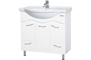 Мебель для ванной Bellezza Мари 85 белая - 3