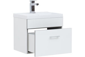 Мебель для ванной Aquanet Верона 50 подвесная, белая - 3